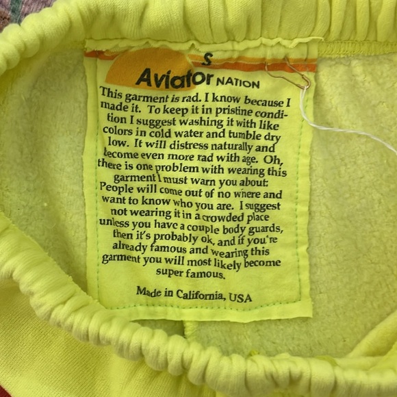 NEW WITH TAG AVIATOR NATION SWEATPANTS!! - Picture 4 of 7